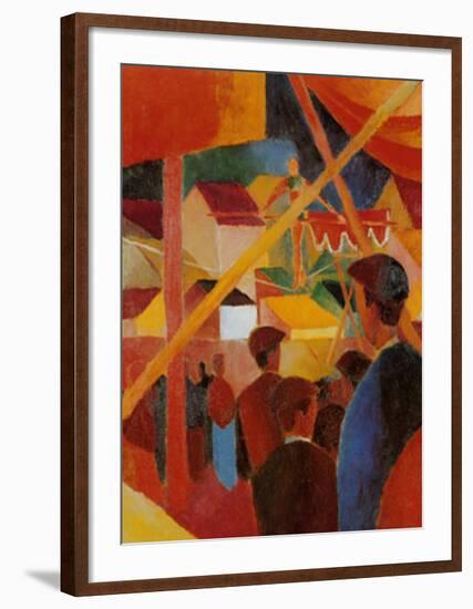 Tightrope Walker-Auguste Macke-Framed Art Print