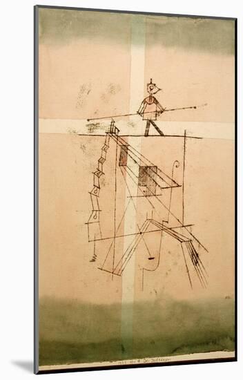 Tightrope Walker-Paul Klee-Mounted Giclee Print