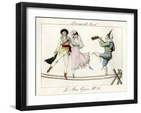 Tightrope Walkers French-null-Framed Giclee Print