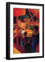 Tightrope-Auguste Macke-Framed Art Print