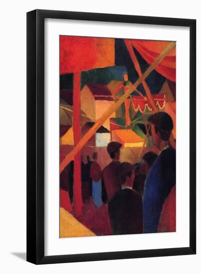 Tightrope-Auguste Macke-Framed Art Print