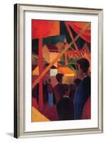 Tightrope-Auguste Macke-Framed Art Print