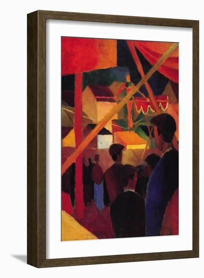 Tightrope-Auguste Macke-Framed Art Print