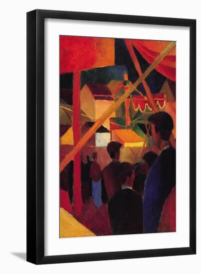 Tightrope-Auguste Macke-Framed Art Print