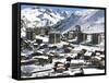 Tignes-Le-Lac, Tignes, Savoie, Rhone-Alpes, French Alps, France, Europe-Matthew Frost-Framed Stretched Canvas