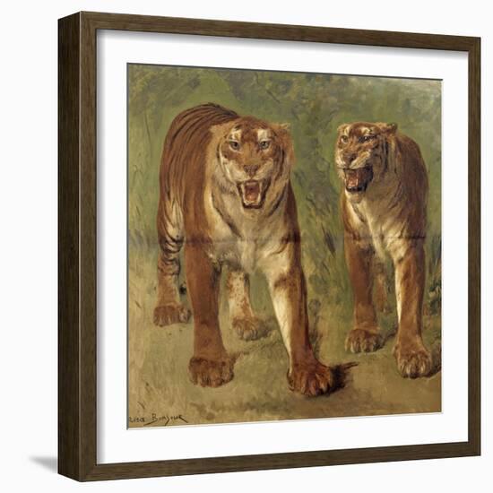 Tigre royal furieux-Rosa Bonheur-Framed Giclee Print