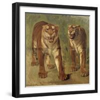 Tigre royal furieux-Rosa Bonheur-Framed Giclee Print