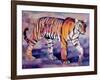 Tigress, Khana, India, 1999-Mark Adlington-Framed Giclee Print