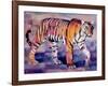 Tigress, Khana, India, 1999-Mark Adlington-Framed Giclee Print