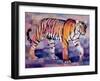 Tigress, Khana, India, 1999-Mark Adlington-Framed Giclee Print