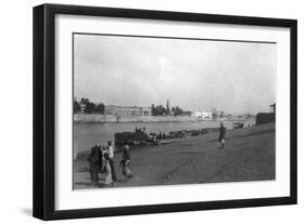 Tigris River, Baghdad, Iraq, 1917-1919-null-Framed Giclee Print