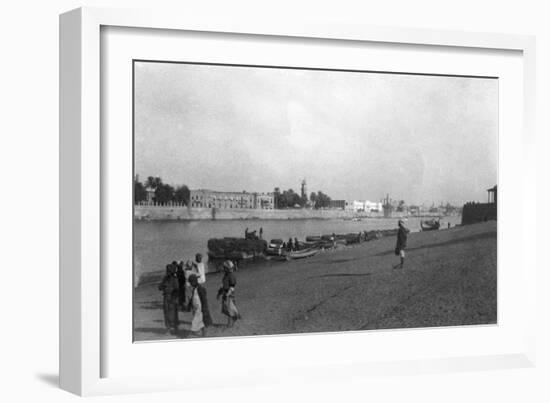 Tigris River, Baghdad, Iraq, 1917-1919-null-Framed Giclee Print