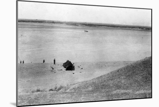 Tigris River, Samarra, Mesopotamia, 1918-null-Mounted Giclee Print