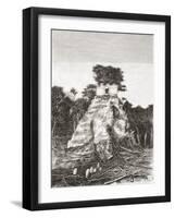 Tikal, Guatemala, Central America: the Temple of the Jaguar-null-Framed Giclee Print