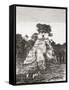 Tikal, Guatemala, Central America: the Temple of the Jaguar-null-Framed Stretched Canvas