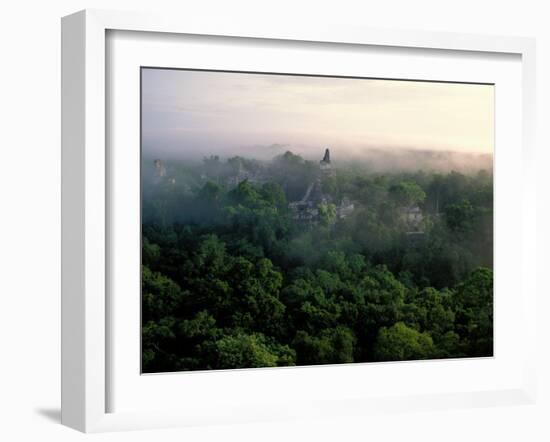 Tikal, Maya, Guatemala-Kenneth Garrett-Framed Premium Photographic Print