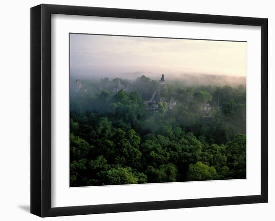 Tikal, Maya, Guatemala-Kenneth Garrett-Framed Photographic Print