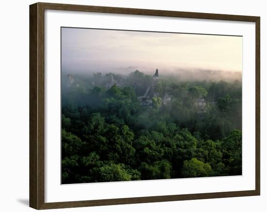 Tikal, Maya, Guatemala-Kenneth Garrett-Framed Photographic Print