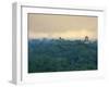 Tikal Pyramid Ruins and Rainforest, Dawn, Guatemala-Michele Falzone-Framed Photographic Print