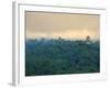 Tikal Pyramid Ruins and Rainforest, Dawn, Guatemala-Michele Falzone-Framed Photographic Print