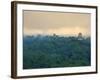 Tikal Pyramid Ruins and Rainforest, Dawn, Guatemala-Michele Falzone-Framed Photographic Print