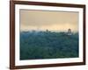 Tikal Pyramid Ruins and Rainforest, Dawn, Guatemala-Michele Falzone-Framed Photographic Print