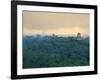 Tikal Pyramid Ruins and Rainforest, Dawn, Guatemala-Michele Falzone-Framed Photographic Print