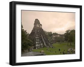 Tikal Pyramid Ruins, Guatemala-Michele Falzone-Framed Photographic Print