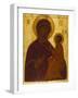 Tikhvin Mother of God, Icon Painted in the Manner of the Moscow School in the Manner of Andrei…-null-Framed Giclee Print