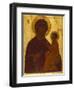 Tikhvin Mother of God, Icon Painted in the Manner of the Moscow School in the Manner of Andrei…-null-Framed Giclee Print