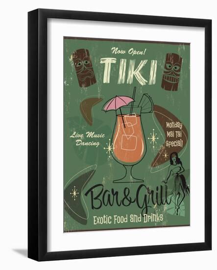 Tiki Bar and Grill B-Fiona Stokes-Gilbert-Framed Giclee Print