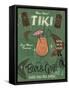 Tiki Bar and Grill B-Fiona Stokes-Gilbert-Framed Stretched Canvas