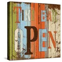 Tiki Bar Open-Elizabeth Medley-Stretched Canvas