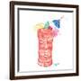 Tiki Bar Tonics I-Nola James-Framed Art Print