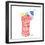 Tiki Bar Tonics I-Nola James-Framed Art Print