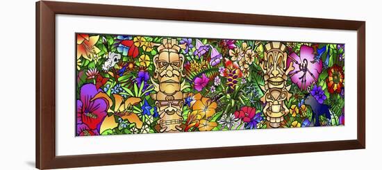 Tiki Gods-Howie Green-Framed Giclee Print