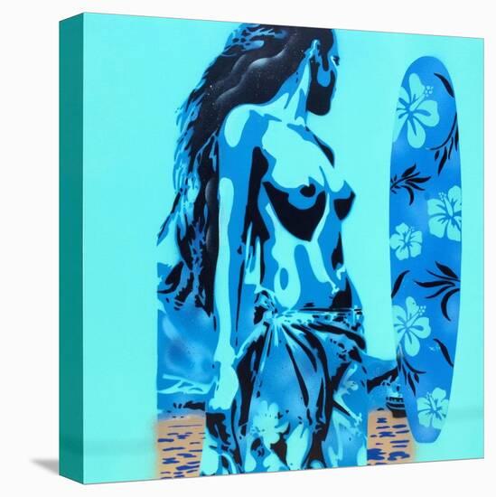 Tiki Surf-Abstract Graffiti-Stretched Canvas