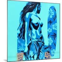 Tiki Surf-Abstract Graffiti-Mounted Giclee Print