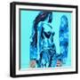 Tiki Surf-Abstract Graffiti-Framed Giclee Print