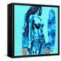 Tiki Surf-Abstract Graffiti-Framed Stretched Canvas