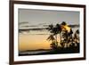 Tiki Torches at Sunset on Poipu Beach Kauai, Hawaii-Michael DeFreitas-Framed Photographic Print