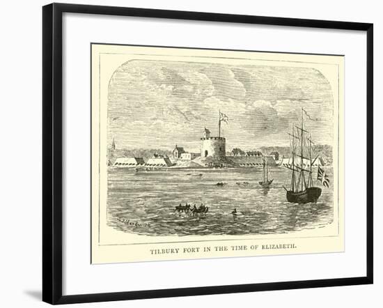 Tilbury Fort in the Time of Elizabeth-null-Framed Giclee Print