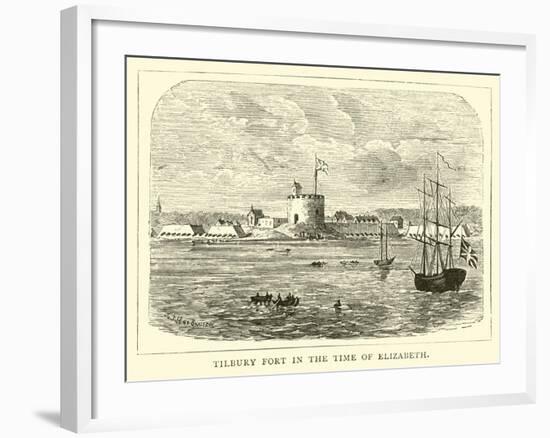 Tilbury Fort in the Time of Elizabeth-null-Framed Giclee Print