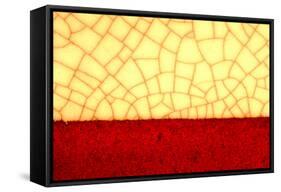 Tile Abstract I-Andy Bell-Framed Stretched Canvas