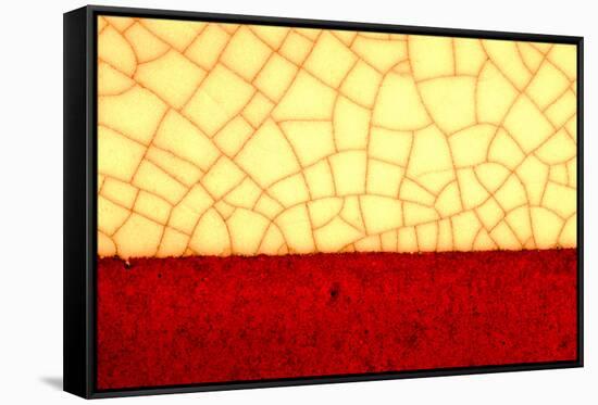 Tile Abstract I-Andy Bell-Framed Stretched Canvas