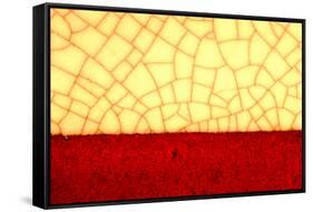 Tile Abstract I-Andy Bell-Framed Stretched Canvas