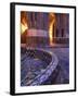 Tile and Columns in Early Morning of the Parroquia Church and the Jardin, San Miguel De Allende-Nancy Rotenberg-Framed Photographic Print