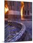 Tile and Columns in Early Morning of the Parroquia Church and the Jardin, San Miguel De Allende-Nancy Rotenberg-Mounted Photographic Print