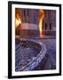 Tile and Columns in Early Morning of the Parroquia Church and the Jardin, San Miguel De Allende-Nancy Rotenberg-Framed Photographic Print