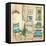 Tile Bath I-Margaret Ferry-Framed Stretched Canvas